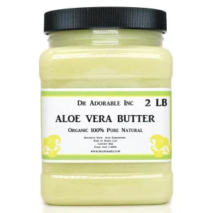 Dr Adorable - 2 lb - Aloe Vera Butter - Pure Natural Premium Organic Cold Pressed