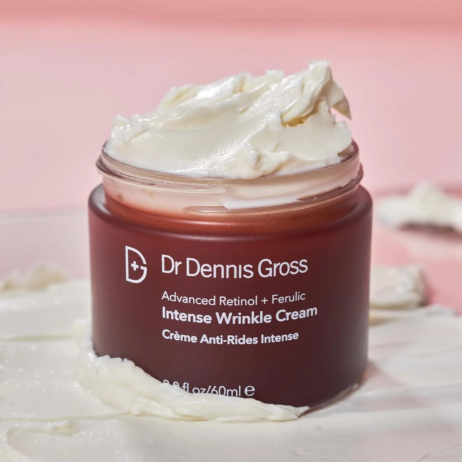 Dr Dennis Gross Advanced Retinol   Ferulic Intense Wrinkle Cream | Intensely Hydrating to Visibly Transform Skin and Repair the Moisture Barrier | 2 oz