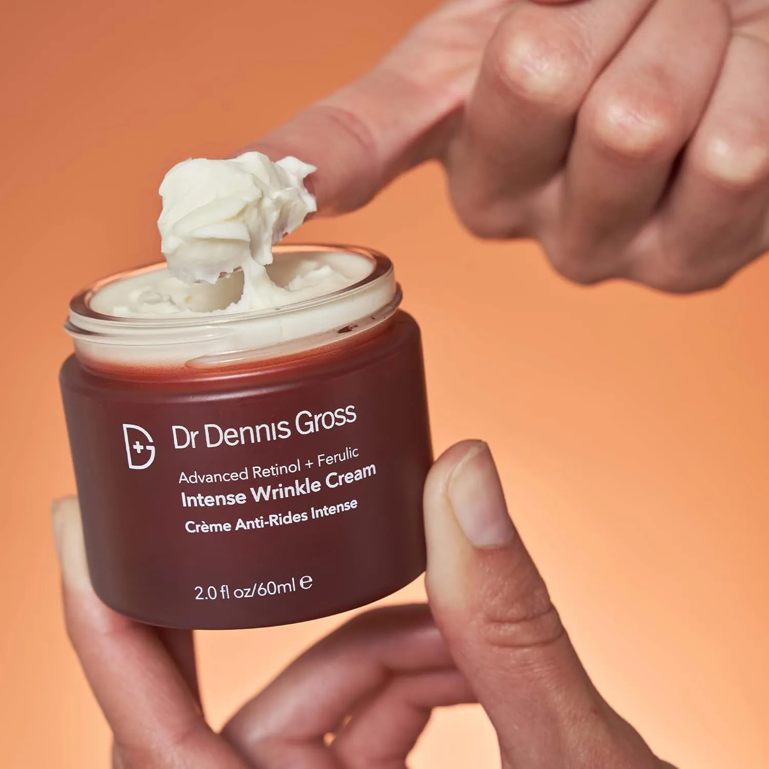 Dr Dennis Gross Advanced Retinol   Ferulic Intense Wrinkle Cream | Intensely Hydrating to Visibly Transform Skin and Repair the Moisture Barrier | 2 oz