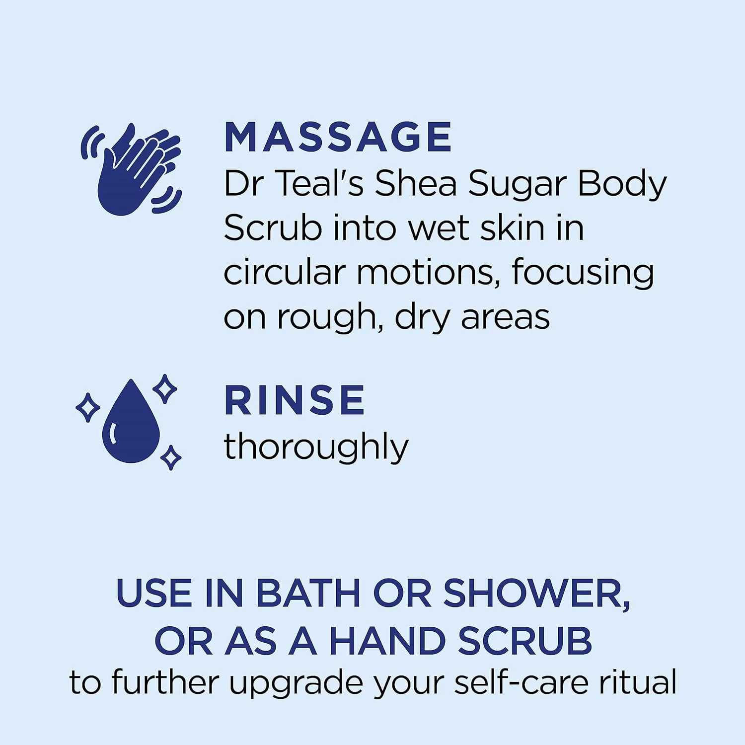 Dr Teal's Shea Sugar Body Scrub, Daytime/Nighttime with Vitamin C and Sleep Blend, 19 oz (Pack of 2)