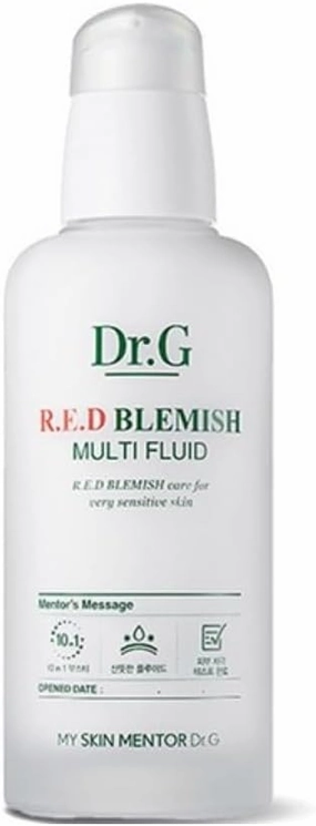 Dr.G Red Blemish Multi Fluid 100 ml /3.38 fl. oz. Moisture Soothing Solution for Sensitive Skin