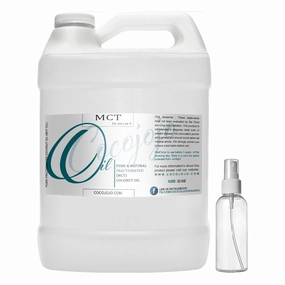 Dr Joe Lab MCT Oil - Pure, Fractionated Coconut, Medium Chain Triglycerides, Vegan, Bulk Carrier Oil - 32 oz - for Skin, Hair, Nails, Body, Eyelashes, Facial Hair