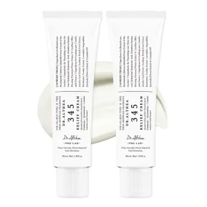 Dr.Althea 345 Relief Cream | Daily Face Moisturizer | Blemish Relief Care | Soothing Recovery & Moisture with Niacinamide, Panthenol | Korean Vegan Skin Care for All Skin Types | 1.7 Fl Oz (Pack of 2)