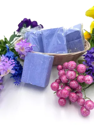 EDMIS (4 PIECES) Natural Blueberry Soap Organic Natural Soap Organic Bar Soap Set Naturals Organic Soap Bar Soap Handmade Organic Handmade Soap Chemical Free Bar Soap Natural Organic Soap