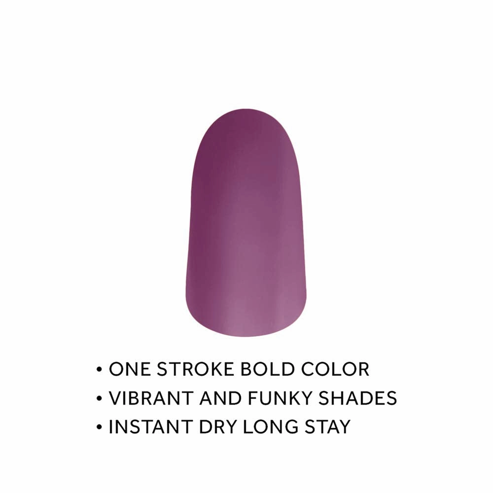 Elle 18 Matte, Glossy Finish Nail Pops Color 161, 5 Ml & Elle 8 Lipstick Berry Tea (Matte)