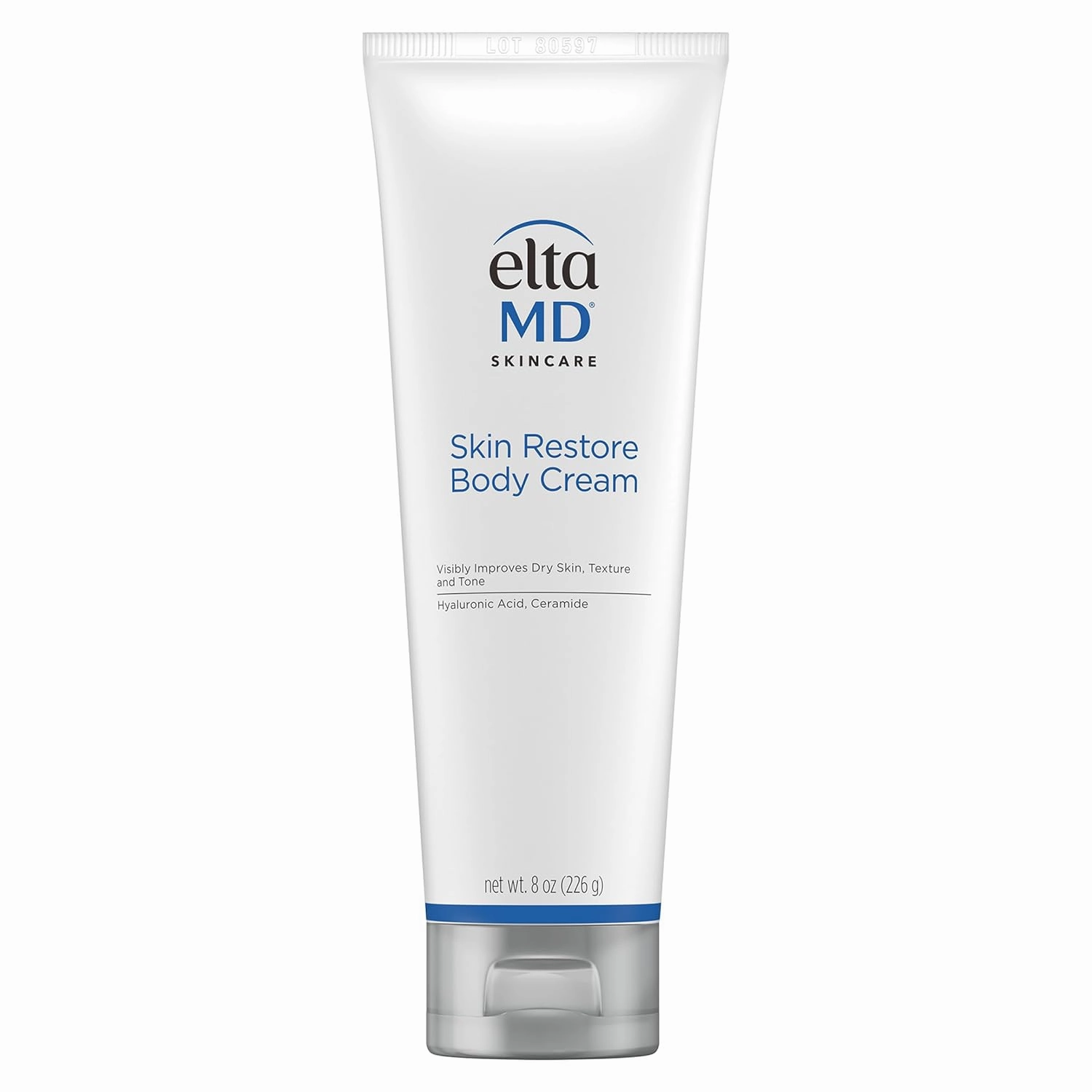 EltaMD Skin Restore Body Cream, Fragrance-Free Lotion for Women with Hyaluronic Acid and Niacinamide, Body Moisturizer, 8 oz Tube