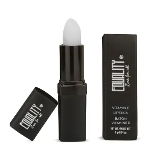 EQUALITY Vitamin E Lipstick, 4g / 0.14oz – Smooth & Creamy, Enriched with Vitamin E, Shea Butter, Aloe Vera, Menthol, Cream – Hydrating, Lightweight, Non-Comedogenic, Hypoallergenic, Halal Certified
