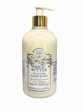 ERBARIO TOSCANO SHEA BUTTER Moisturizing Hand Wash, Made in ITALY 16.9 oz