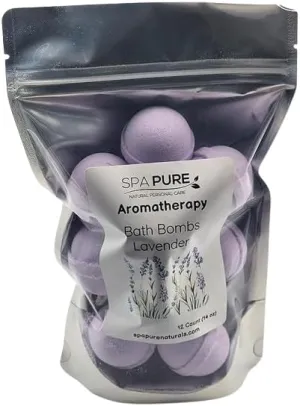 Essential Oil Bath Bombs - USA Made with Coconut Milk & Shea Butter - for a Luxurious at Home Spa Bath (12 Count) Pack of 1 (Bergamot Sweet Orange Blend)