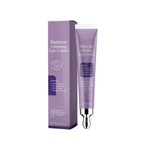Eye Cream with Retinol, Hyaluronic Acid & Vitamin C, Reduces Wrinkles, De-Puffs and Brightens Skin, 0.71 fl. oz.