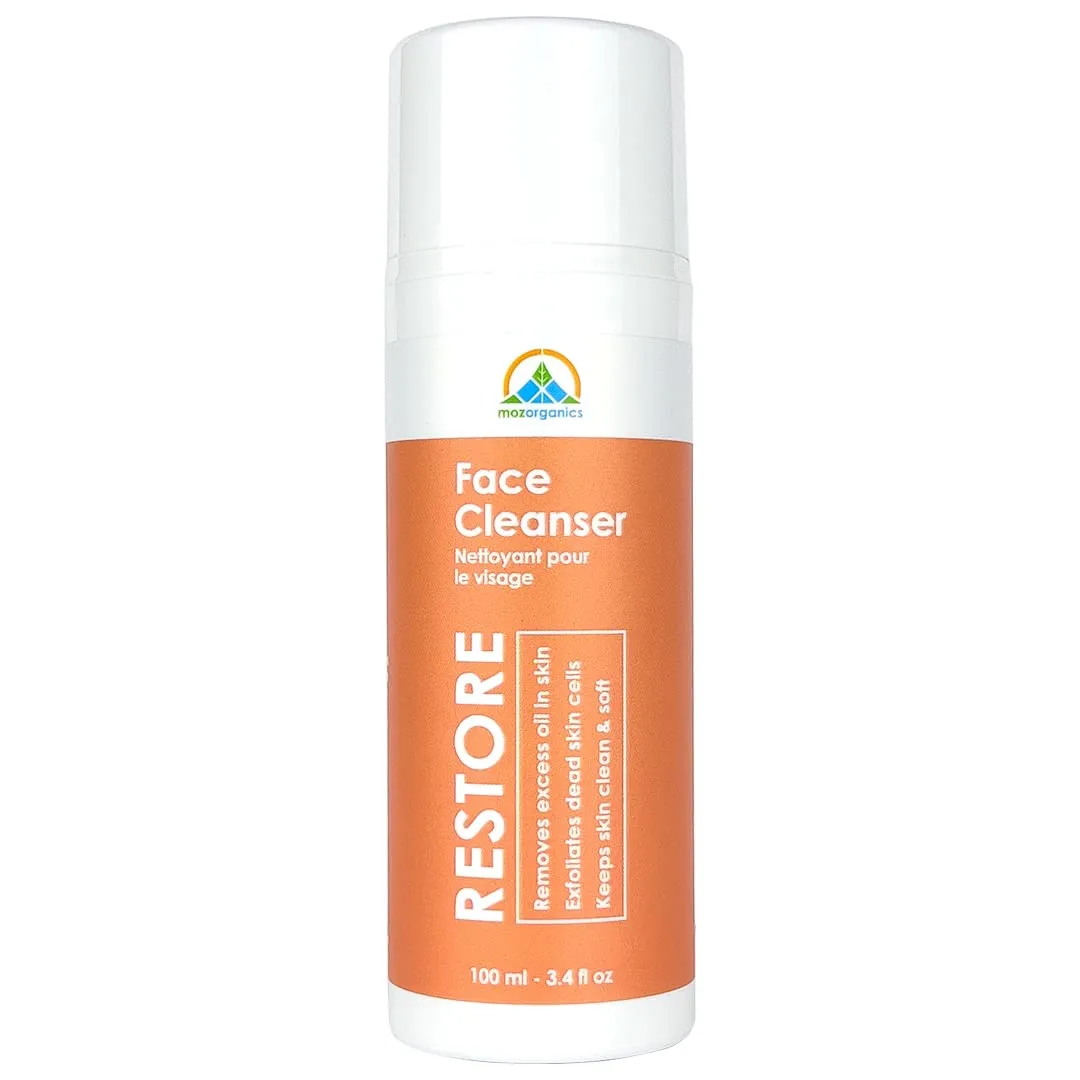 Face Cleanser - Best Hydrating & Moisturizing Daily Foaming Face Wash with Aloe Vera | Reduces Blemish, Unclogs Pores, Prevents Wrinkles & Hydrates Skin (3.4fl.oz/100ml)