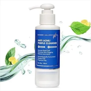 Face Cleanser - With 2% Salicylic Acid And 5% Niacinamide – 100ml(Pack Of 1) / Anti-Acne Cleanser For Face/Paraben & Fragrance-Free