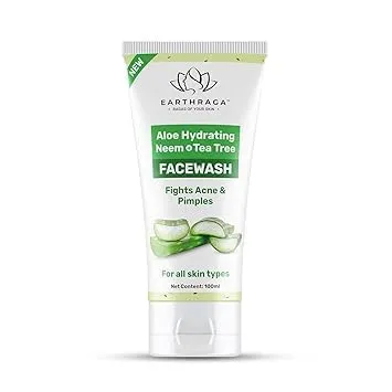 Face Wash | with Niacinamide, Green Tea Extract, Aloe Vera and Tea Trees Oil | For Men and Women | 100ml