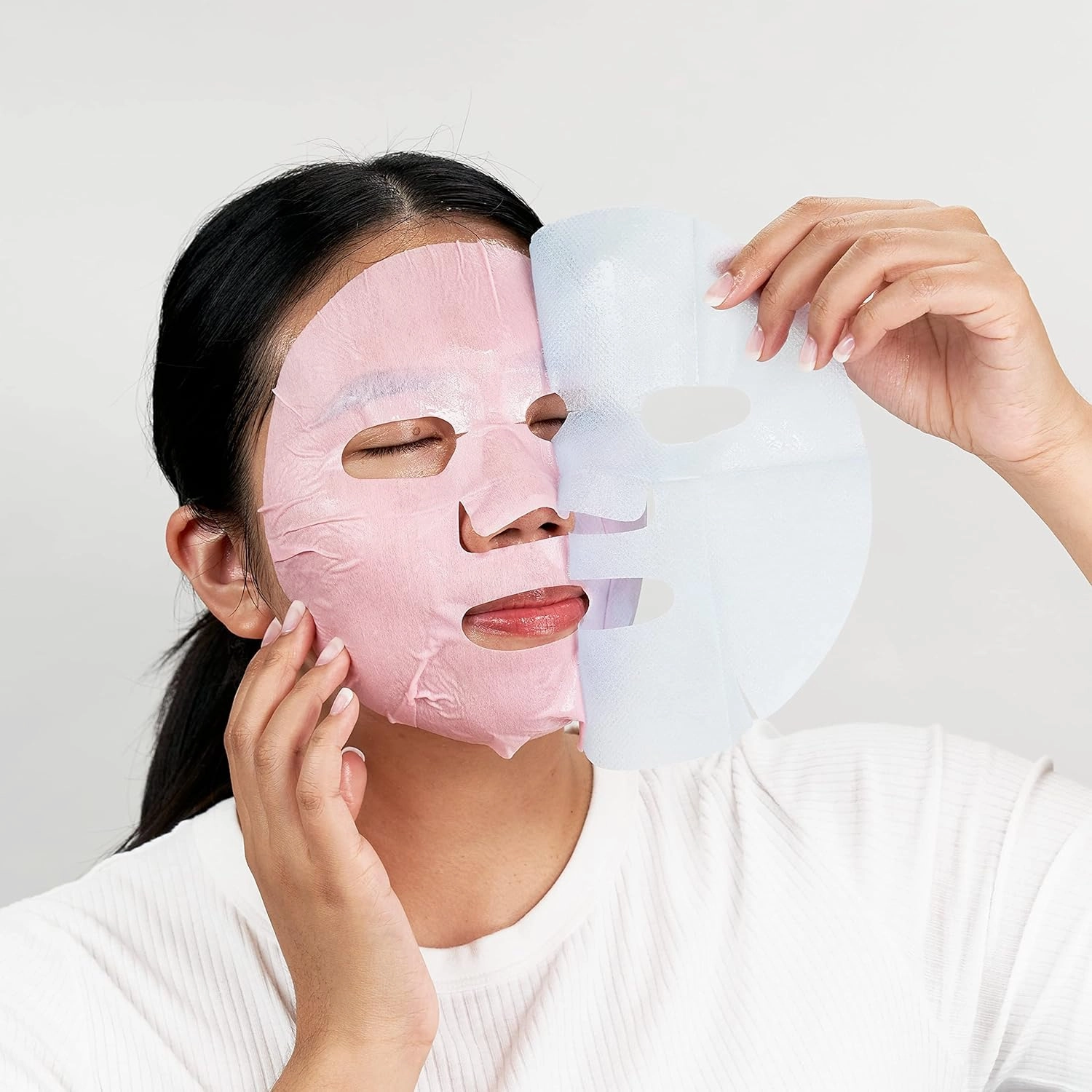 FACETORY K Beauty Face Mask Skin Care - REJUVENATING Sheet Mask for ACNE-PRONE Skin with Beetroot Extract | Brighten Skin, Protect, Strengthen (10 Pack)