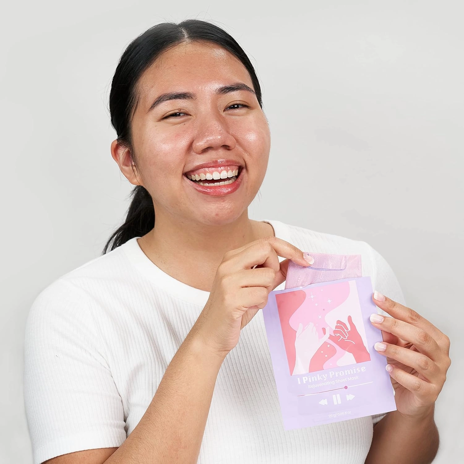 FACETORY K Beauty Face Mask Skin Care - REJUVENATING Sheet Mask for ACNE-PRONE Skin with Beetroot Extract | Brighten Skin, Protect, Strengthen (10 Pack)
