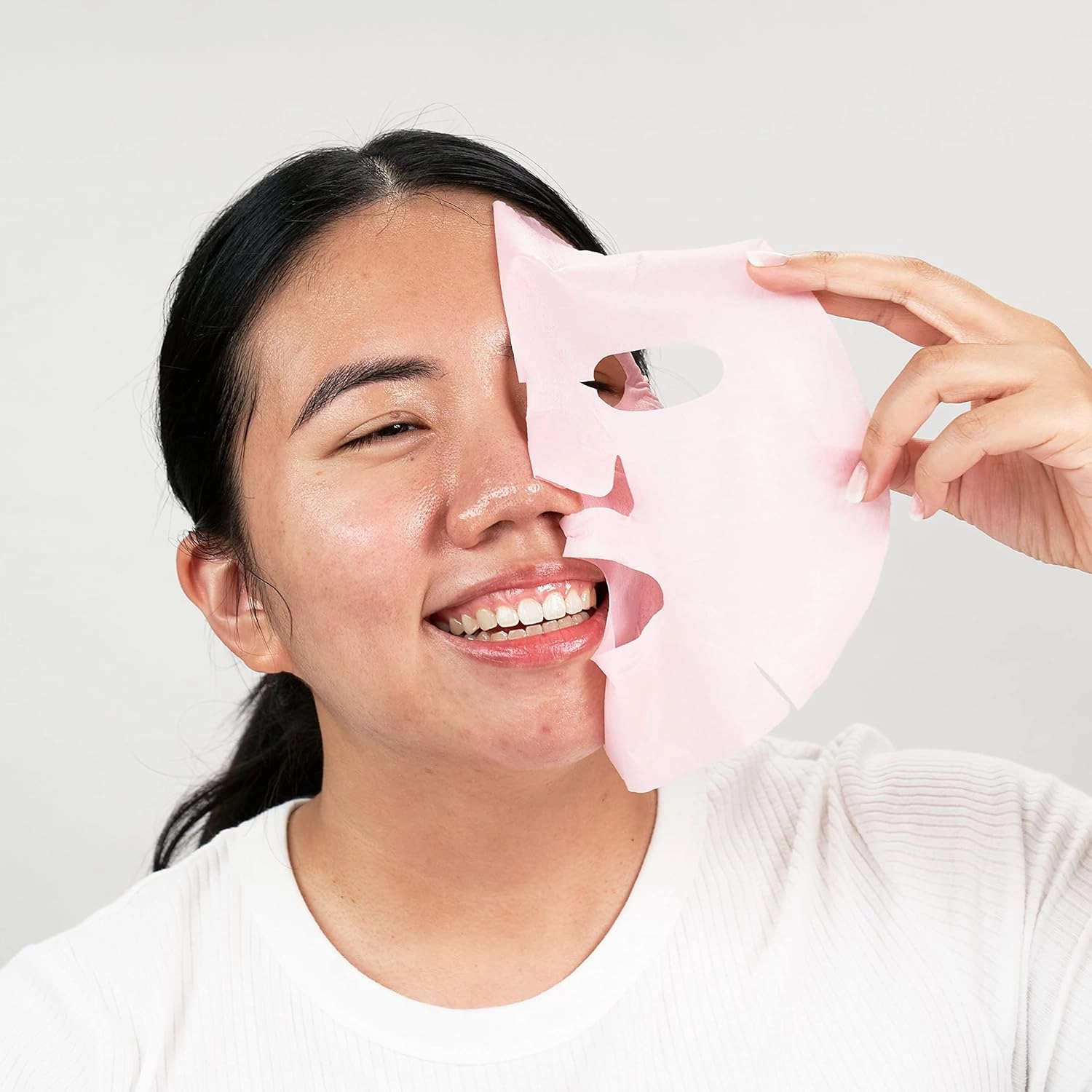 FACETORY K Beauty Face Mask Skin Care - REJUVENATING Sheet Mask for ACNE-PRONE Skin with Beetroot Extract | Brighten Skin, Protect, Strengthen (10 Pack)