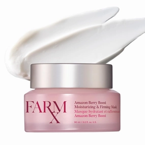 Farm Rx Amazon Berry Boost Moisturizing & Firming Mask | Overnight Anti-Aging Mask | Moisturizes Dry Skin | With Acai Berry, Brazil Nut Oil, and Murumuru   Cupuaçu Butters