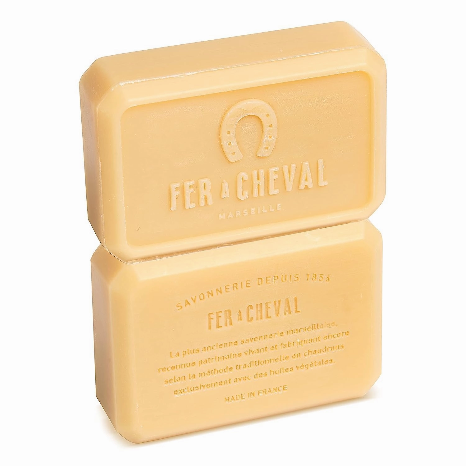 Fer à Cheval Gentle Perfumed Soap Bar, Organic Body Bath Soap Natural Soap Bar, Seaside Citrus Soap 125g, Pack of 2