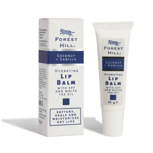 Forest Hill Lip Balm For Men, Infused With Coconut Oil, Avocado Butter & White Tea Oil With SPF 50, Protects From Chapped & Cracked Lips, Softens, Heals & Moisturizes Dry Lips, 10g