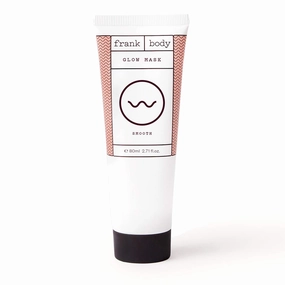 Frank Body Glow Mask | Naturally Derived, Ultra-Hydrating 5min Face Mask | Soothes Skin Instantly, Fights Puffiness & Moisturizes | Made With Shea & Cocoa Butters | 80ml -- 2.71oz