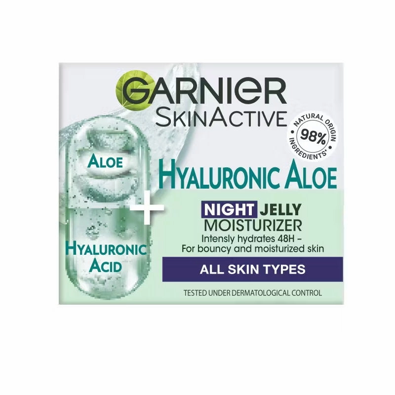 Garnier Skin Active Hyaluronic Aloe Hydrating Night Jelly Moisturiser 50ml