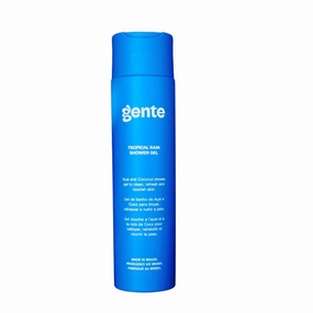 Gente Beauty Tropical Rain Shower Gel – Refreshing Body Wash with Acai & Coconut Hydrating, Sulfate-Free Cleanser for All Skin Types – 10.5 oz