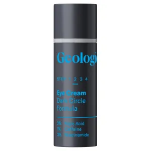 Geologie Dark Circle Under Eye Cream | Treatment For Dark Circles, Puffy Eyes Fine Lines & Wrinkles | Kojic Acid, Caffeine, Peptides, Niacinamide & Hyaluronic Acid | Effective Formula For Men & Women