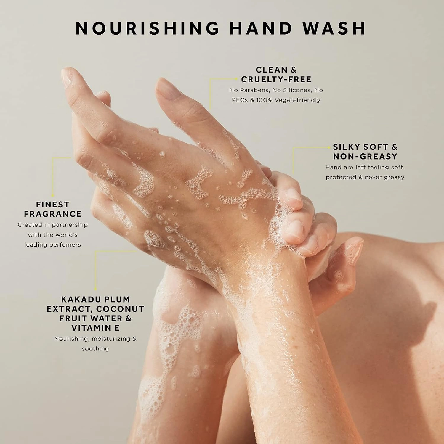 Glasshouse Fragrances Marseille Memoir Hand Wash, Rich in Aloe Vera & Vitamin E, Soothing & Moisturizing, Gardenia Scent, 15.2 Fl Oz (450mL)