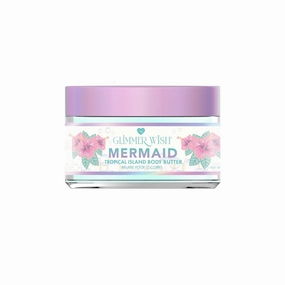 Glimmer Wish Whipped Body Butter for Women with Dry Skin – Shea & Coconut Moisturizer, Nourishing Body Cream for Women, Hydrating Lotion for Smooth, Soft Skin (Mermaid Tropical Island)