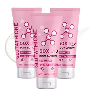 Glutathione 50X Tone Up Body Lotion, Glutathione Body Lotion 100G, Glutathione Cream for Men & Women, Premium Moisturizing and Nourishing Soft Skin (3 pcs)