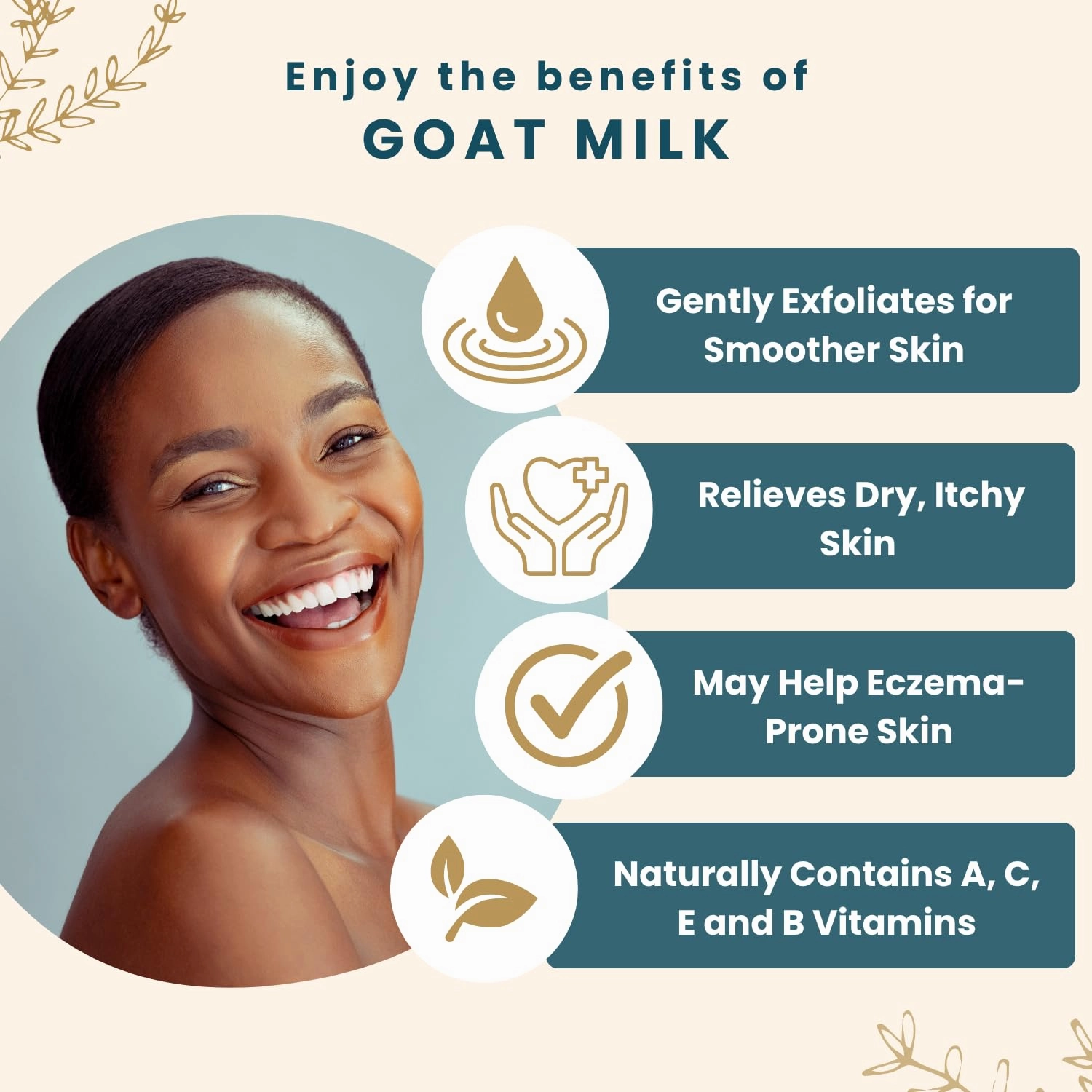 Goat Milk Lotion, Unscented - Home & Away Set, Natural, Body/Hand - Goat Milk Hand Cream for Women and Men - Creamy, Dry Skin Relief - Unscented Lotion - 8oz & 2oz Travel Size Tube
