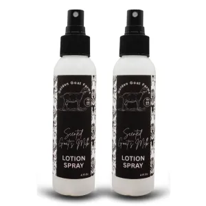 Golden Goat Farms Tinsel & Lights Scented Sprayable Lotion with Goat's Milk, 4 Oz (2 Pack)