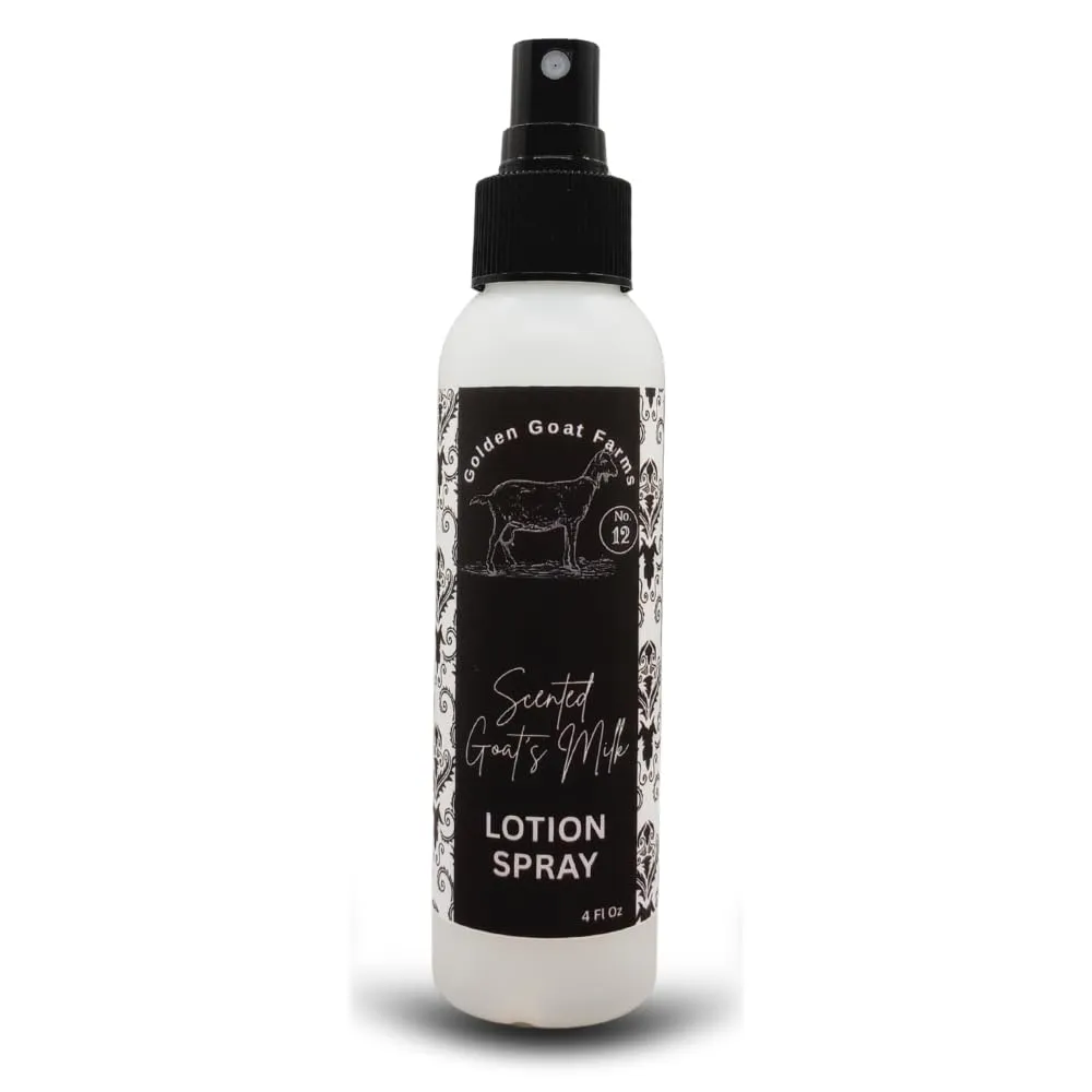 Golden Goat Farms Tinsel & Lights Scented Sprayable Lotion with Goat's Milk, 4 Oz