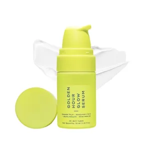 Golden Hour Glow Face Serum with Niacinamide, Alpha Arbutin, Hyaluronic Acid Moisturizer, Aloe Vera Extract & Kakadu Plum| Non Sticky Serum for Men & Women & All Skin Types | 30Ml