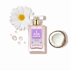 Hair Perfume for Women Long Lasting Pheromone, Hair Body Mist Spray Fragrance Essential Oil Odors Remove, Honey Infused Coconut Chamomile for Hydrating Shine, Alcohol Free, 50 ml