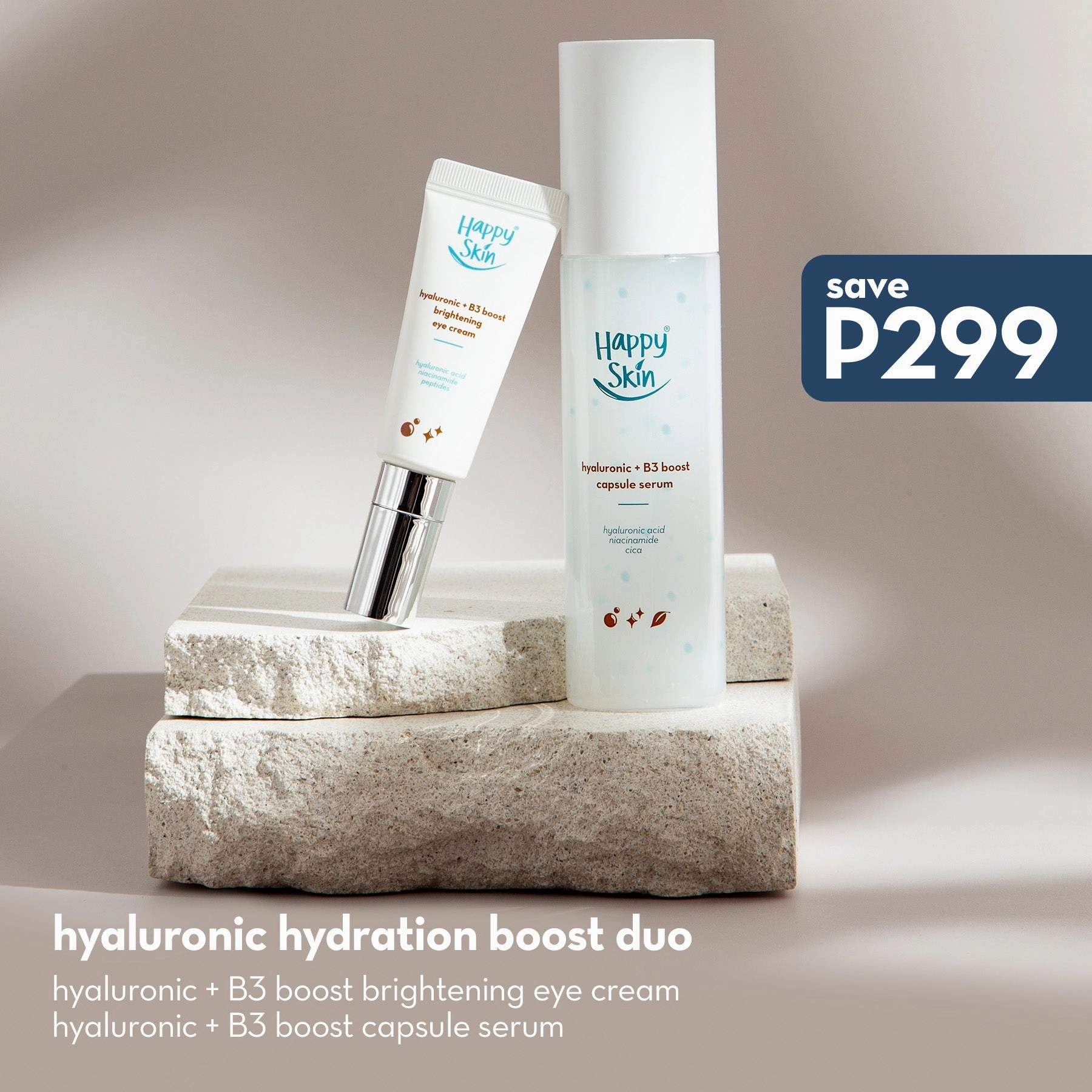 Happy Skin Hydration Boost Duo (Capsule Serum   Eye Cream)