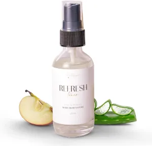 Healing Happy Refresh Clarifying Complexion Mist Toner - Hydrating, Pore-Cleaning Facial Mist - Natural Organic Skin Care - 4 oz