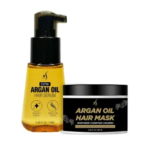 HerStyler Advanced Argan Oil Hair Serum Argan Oil Hair Mask Set