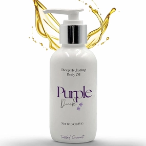 Hydrating Body Oil for Women | Lightweight All-Natural Moisturizing Oil | Fast-Absorbing Moisturizer | Scented Body Oil for Women - Toasted Coconut 3 Oz