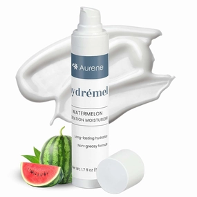 Hydrémel Watermelon Moisturizer with Niacinamide – Lightweight Face Cream for All Skin Types, 1.7 fl oz