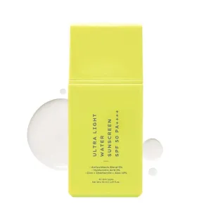 Hy.ph-en Ultra Li.ght Water Sunscreen SPF 50 PA      UVA-UVB & Blue Light Protection |Dewy Vitamin E Blend | Sunscreen with SPF | Water For Men & Women | Korean | - 50ml