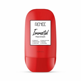 Immortal All-in-One Face Cream - Brightens, Repairs Skin, Reduces Spots & Fine Lines with Vitamin C, Niacinamide, Lactic Acid, Hyaluronic Acid, Peptides, Ceramides