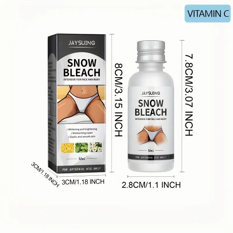 Intensive Brightening & Nourishing Skin Cream - Snow Bleach Whitening Formula for Underarms & Thighs
