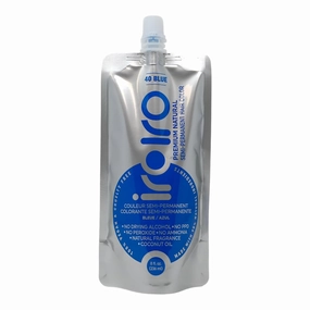 IROIRO Premium Natural Semi-Permanent Hair Color 40 BLUE (8oz)