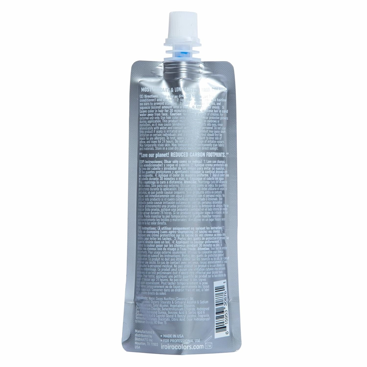 IROIRO Premium Natural Semi-Permanent Hair Color 40 BLUE (8oz)