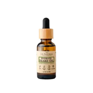 J&L Naturals | Beard Oil for Men | (Lemongrass & Clove, 1 Fl Oz (Pack of 1))