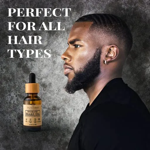 J&L Naturals | Beard Oil for Men | (Lemongrass & Clove, 1 Fl Oz (Pack of 1))