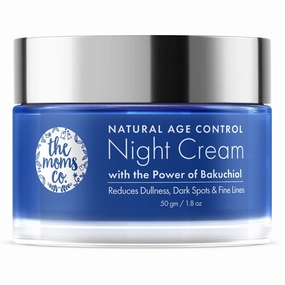 Jesica Natural Age Control Night Face Cream with Bakuchiol (Natural Retinol)| Age Control Face Cream for Women|Reduce Fine Lines & Wrinkles, Anti Ageing Cream, 50g