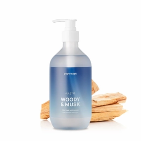 JULYME Perfume Body Wash 16.9 fl.oz | Scented Body Wash for Women | AHA Body Wash & Moisturizing | Low PH Korean Body Wash with Long-Lasting Luxury Scent | Woody & Musk