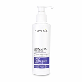 KAYROO Body Lotion with 10% AHA, 1% Salicylic Acid, Niacinamide, Ceramide